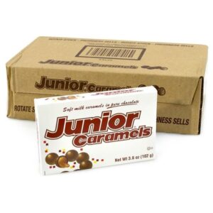 Junior Caramels Milk Chocolate 3.6oz Theater Box 12ct